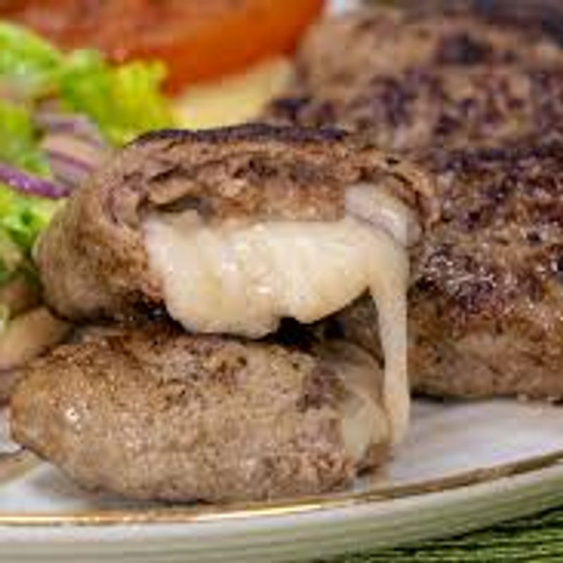 Köfte with kaşar cheese